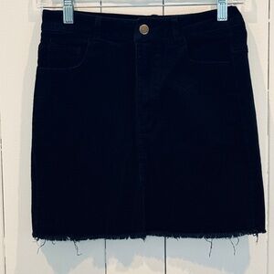 Newbury Kustom Black Pencil Mini Skirt